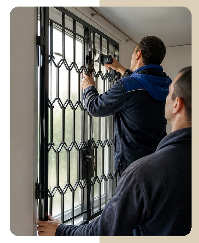 Установка распашных решеток в Южноуральске цена от 7108 р. | ДвериЛегко-Жрк
